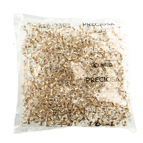 Czech Seed Beads 32/0 Crystal Color Lined 