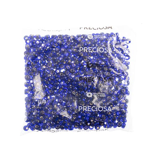 Czech Seed Beads 32/0 Silver Lined Transparent 