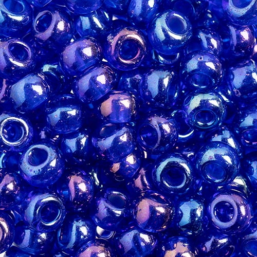 Czech Seed Beads 32/0 Transparent Rainbow