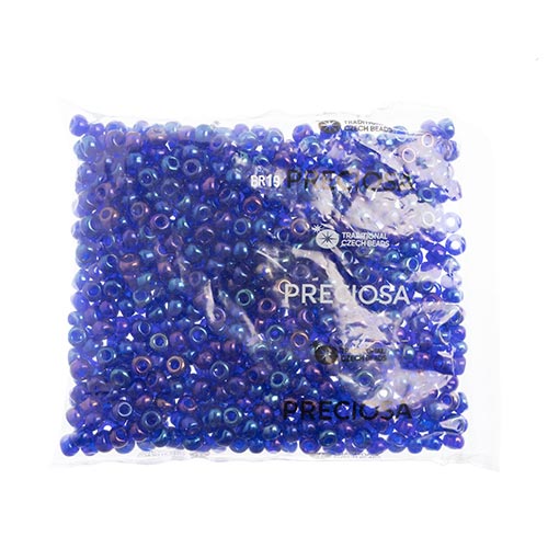 Czech Seed Beads 32/0 Transparent Rainbow