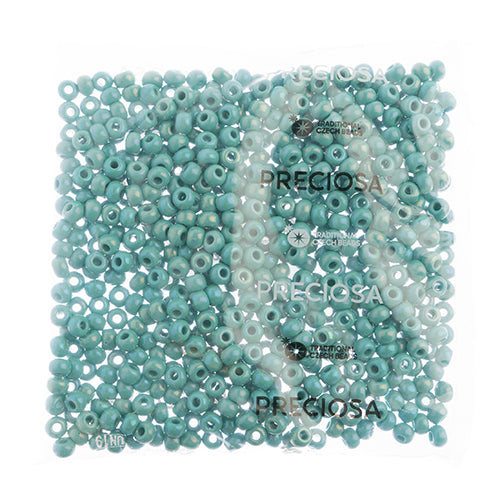 Czech Seed Beads 32/0 Opaque Rainbow