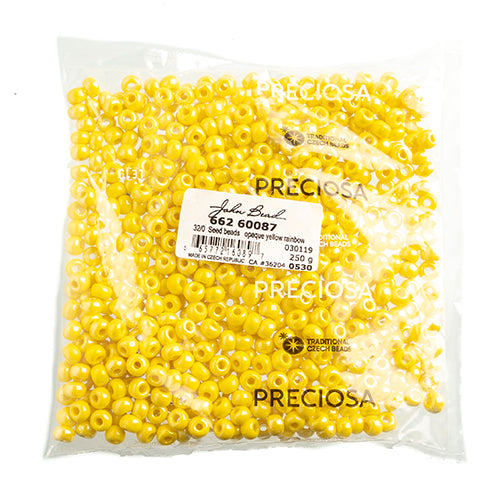 Czech Seed Beads 32/0 Opaque Rainbow