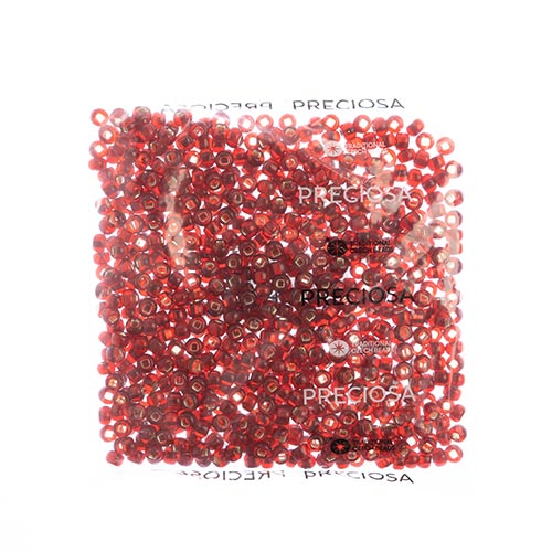 Czech Seed Beads 32/0 Silver Lined Transparent 