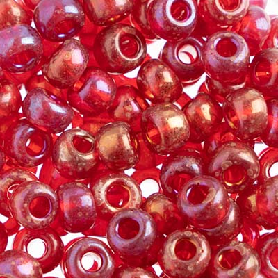 Czech Seed Beads 32/0 Transparent Rainbow