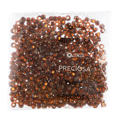 Czech Seed Beads 32/0 Silver Lined Transparent 