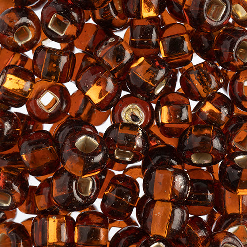 Czech Seed Beads 32/0 Silver Lined Transparent