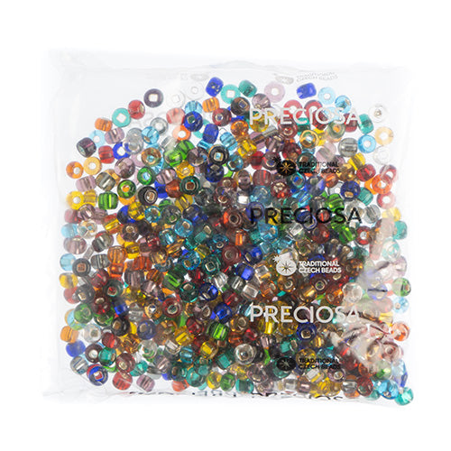 Czech Seed Beads 32/0 Silver Lined Transparent 