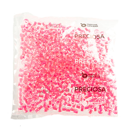 Czech Seed Beads 32/0 Crystal Color Lined 