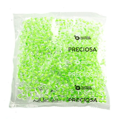 Czech Seed Beads 32/0 Crystal Color Lined 