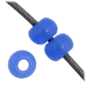 Czech Seed Beads 11/0 Opaque Oily Blue