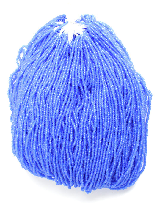 Czech Seed Beads 11/0 Opaque Oily Blue