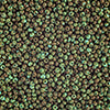 Czech Seed Beads 11/0 Opaque Travertine on Turquoise