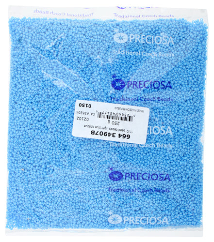 Czech Seed Beads 11/0 Opaque - Blue Shades