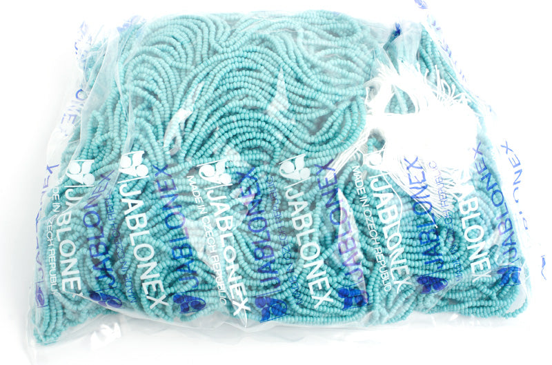 Czech Seed Beads 11/0 Opaque - Blue Shades