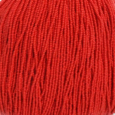 Czech Seed Beads 11/0 Opaque - Red/Orange Shades