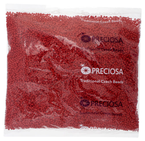 Czech Seed Beads 11/0 Opaque - Red/Orange Shades