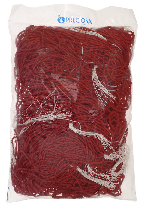 Czech Seed Beads 11/0 Opaque - Red/Orange Shades