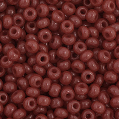 Czech Seed Beads 11/0 Opaque - Red/Orange Shades