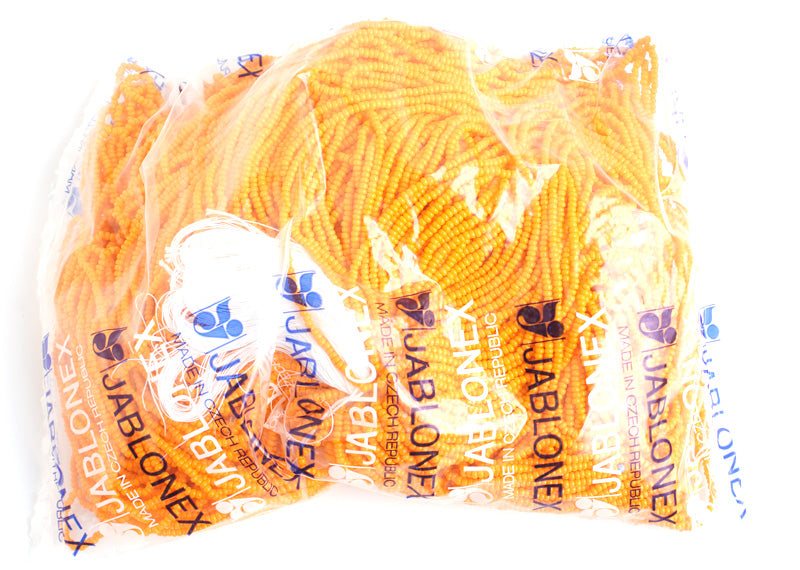 Czech Seed Beads 11/0 Opaque - Red/Orange Shades