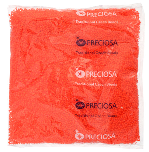 Czech Seed Beads 11/0 Opaque - Red/Orange Shades