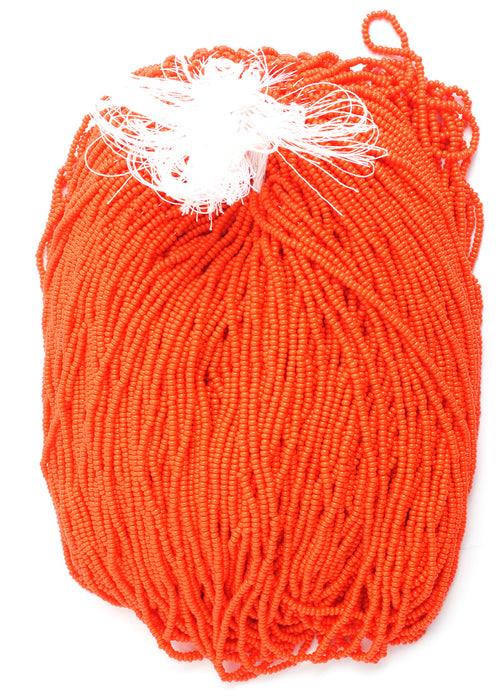 Czech Seed Beads 11/0 Opaque - Red/Orange Shades