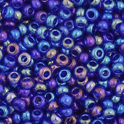 Czech Seed Beads 11/0 Transparent Aurora Borealis - 23g vials