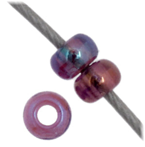 Czech Seed Beads 11/0 Transparent Aurora Borealis - 23g vials