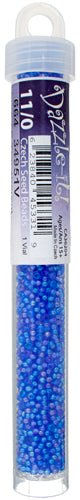Czech Seed Beads 11/0 Transparent Aurora Borealis - 23g vials