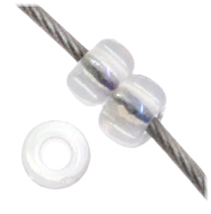 Czech Seed Beads 11/0 Transparent Aurora Borealis - 23g vials