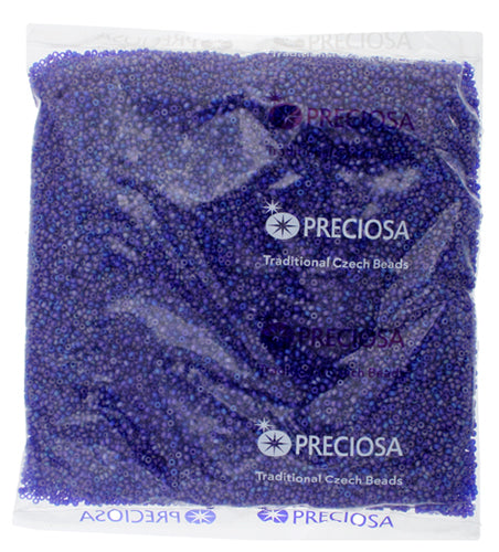 Czech Seed Beads 11/0 Transparent Aurora Borealis Matte