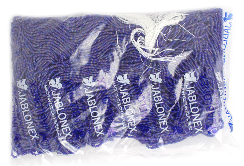 Czech Seed Beads 11/0 Transparent Aurora Borealis Matte