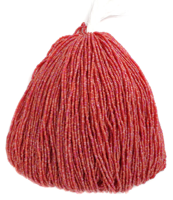 Czech Seed Beads 11/0 Transparent Aurora Borealis Matte