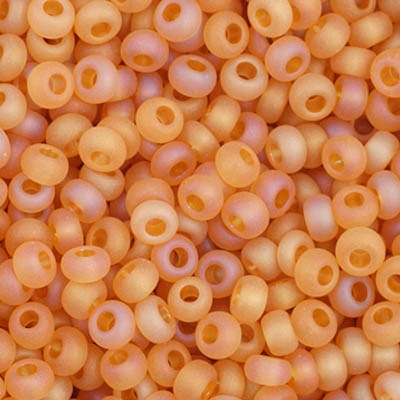 Czech Seed Beads 11/0 Transparent Aurora Borealis Matte - 23g vials