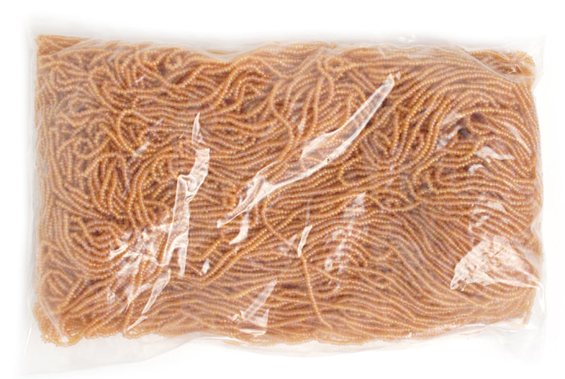 Czech Seed Beads 11/0 Transparent Aurora Borealis Matte