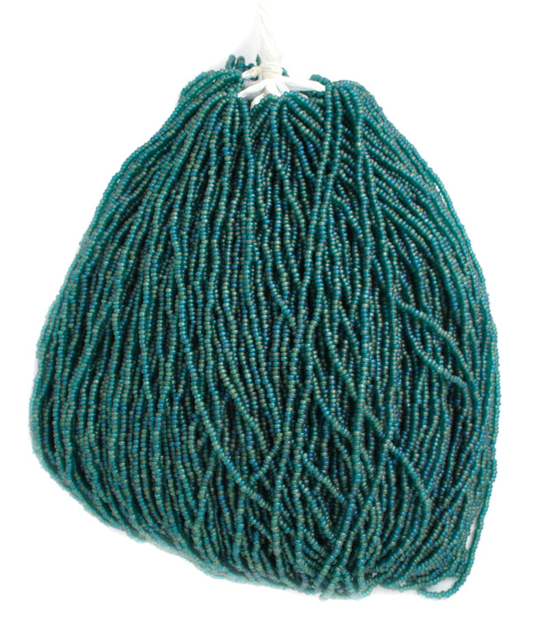 Czech Seed Beads 11/0 Transparent Aurora Borealis Matte