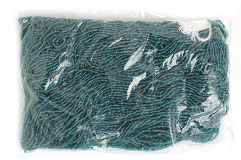 Czech Seed Beads 11/0 Transparent Aurora Borealis Matte