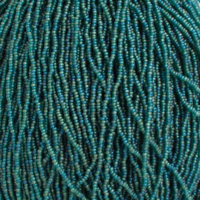 Czech Seed Beads 11/0 Transparent Aurora Borealis Matte