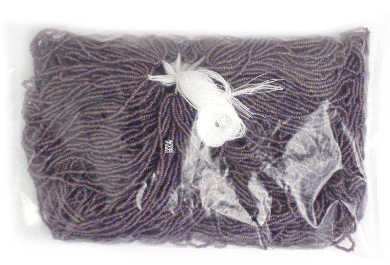 Czech Seed Beads 11/0 Transparent Aurora Borealis Matte