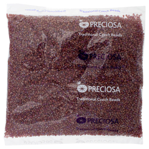 Czech Seed Beads 11/0 Transparent Aurora Borealis Matte