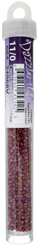 Czech Seed Beads 11/0 Transparent Aurora Borealis Matte - 23g vials
