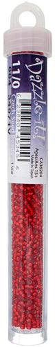 Czech Seed Beads 11/0 Crystal Silver Lined - 23g vials
