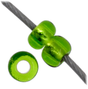 Czech Seed Beads 11/0 Crystal Silver Lined - 23g vials