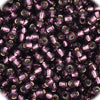 Czech Seed Beads 11/0 Crystal Silver Lined