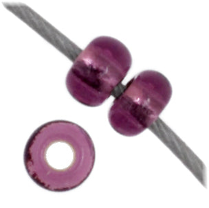 Czech Seed Beads 11/0 Crystal Silver Lined - 23g vials