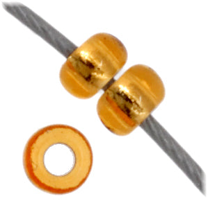 Czech Seed Beads 11/0 Crystal Silver Lined - 23g vials