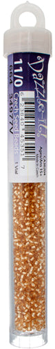 Czech Seed Beads 11/0 Crystal Silver Lined - 23g vials
