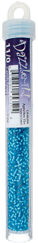 Czech Seed Beads 11/0 Crystal Silver Lined - 23g vials