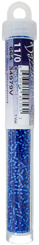 Czech Seed Beads 11/0 Crystal Silver Lined - 23g vials