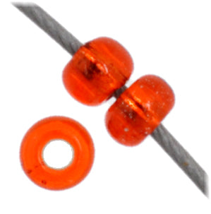 Czech Seed Beads 11/0 Crystal Silver Lined - 23g vials