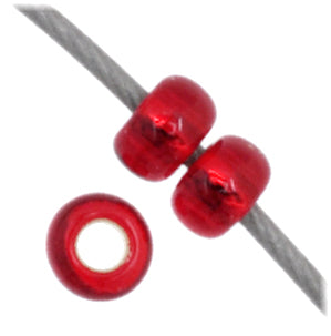 Czech Seed Beads 11/0 Crystal Silver Lined - 23g vials